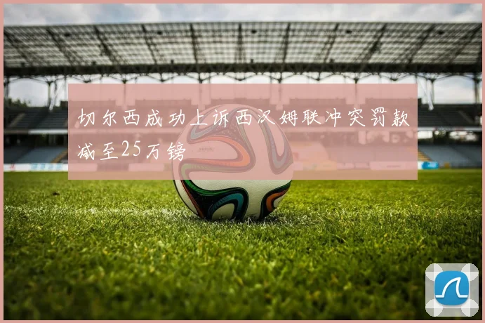切尔西成功上诉西汉姆联冲突罚款减至25万镑